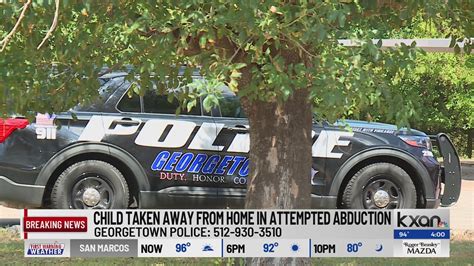 Child taken away from Georgetown home in attempted abduction, police say